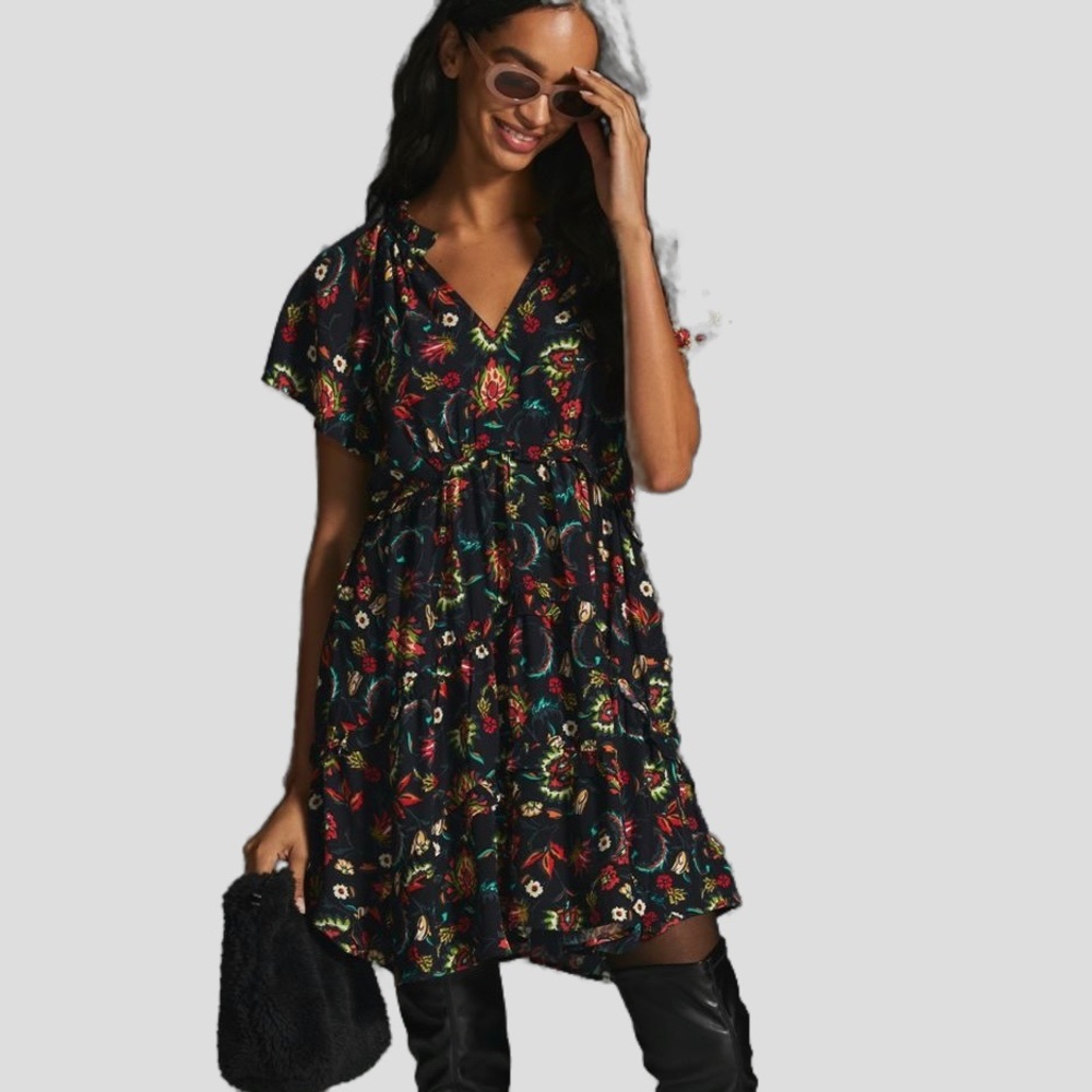 TIERED MINI DRESS
